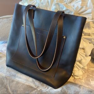Portland Leather Tote Bag